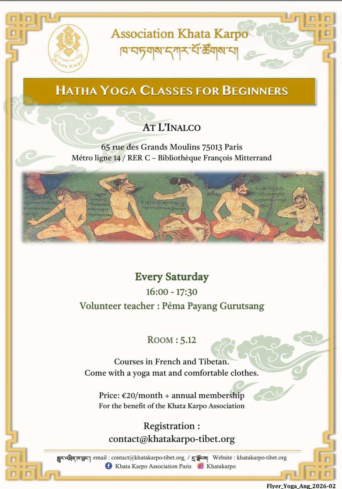 Hatha Yoga Classes for Beginners