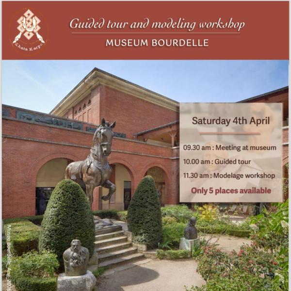 Guided tour and modeling workshop at Museum BOURDELLE