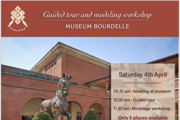 Guided tour and modeling workshop at Museum BOURDELLE - 4th April 2026