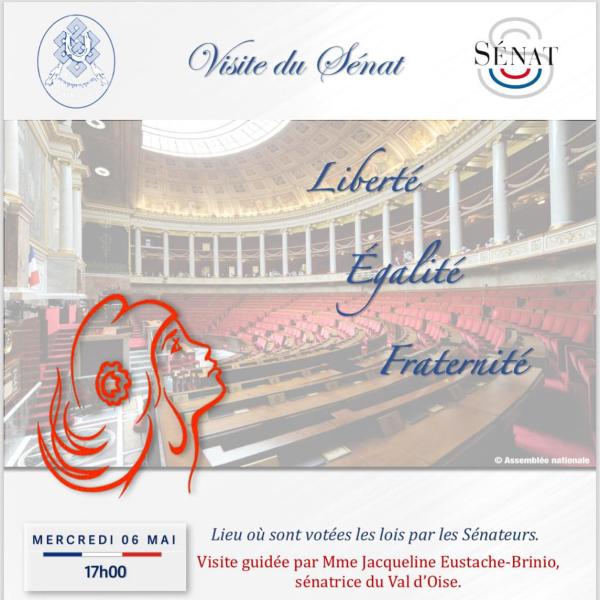 Visite guidée du Sénat - Mercredi 6 mai à 17h