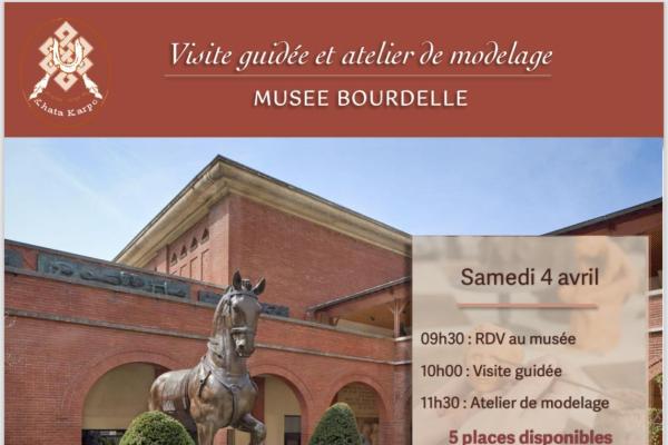 Visite guidée et modelage au Musée BOURDELLE - 4 avril 2026