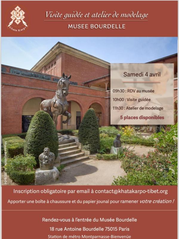 Visite guidée et modelage au Musée BOURDELLE - 4 avril 2026